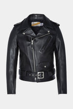 613S Slim Fit Perfecto® by Schott-black steerhide, slim, iconic. - Image n°7