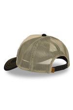 Beige cap with embroidered patches - Image n°4