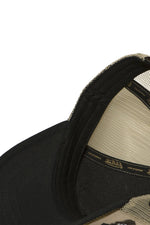 Beige cap with embroidered patches - Image n°7