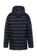 2-in-1 beige and blue parka with removable lining - Image n°6