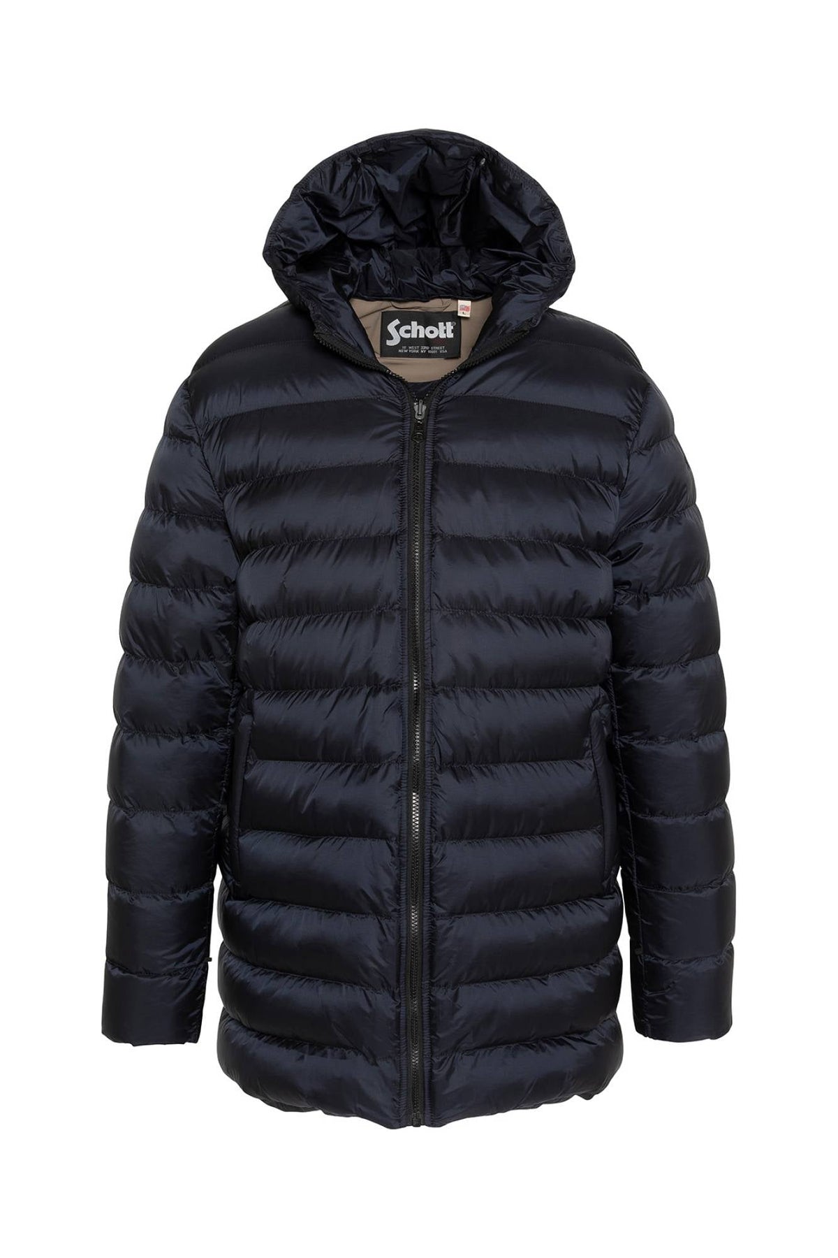 2-in-1 beige and blue parka with removable lining - Image n°2