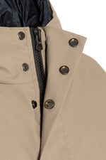 2-in-1 beige and blue parka with removable lining - Image n°10