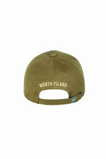 Olive cotton cap with embroidered patch - Image n°3