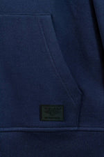 Navy cotton sweater with embroidered patches - Image n°7