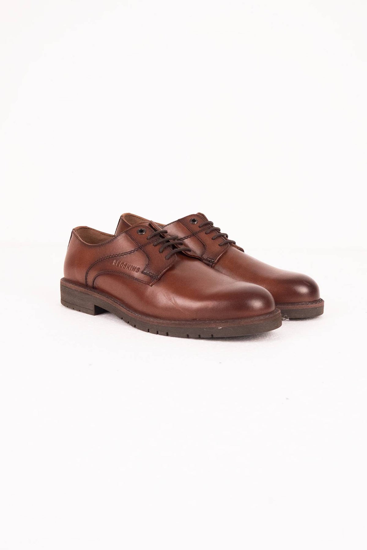 Chic cognac leather dress shoes - Image n°1