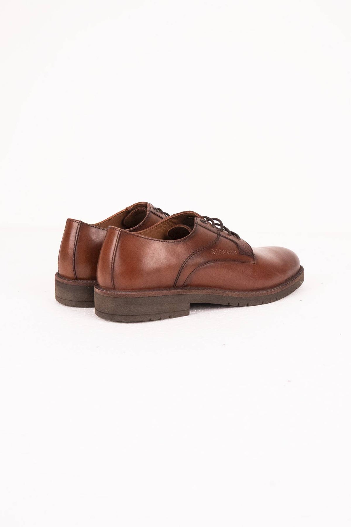 Chic cognac leather dress shoes - Image n°2