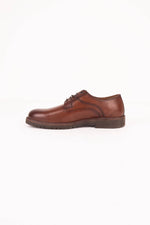 Chic cognac leather dress shoes - Image n°4