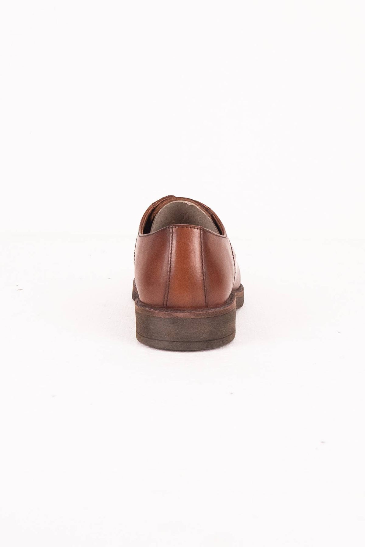Chic cognac leather dress shoes - Image n°5