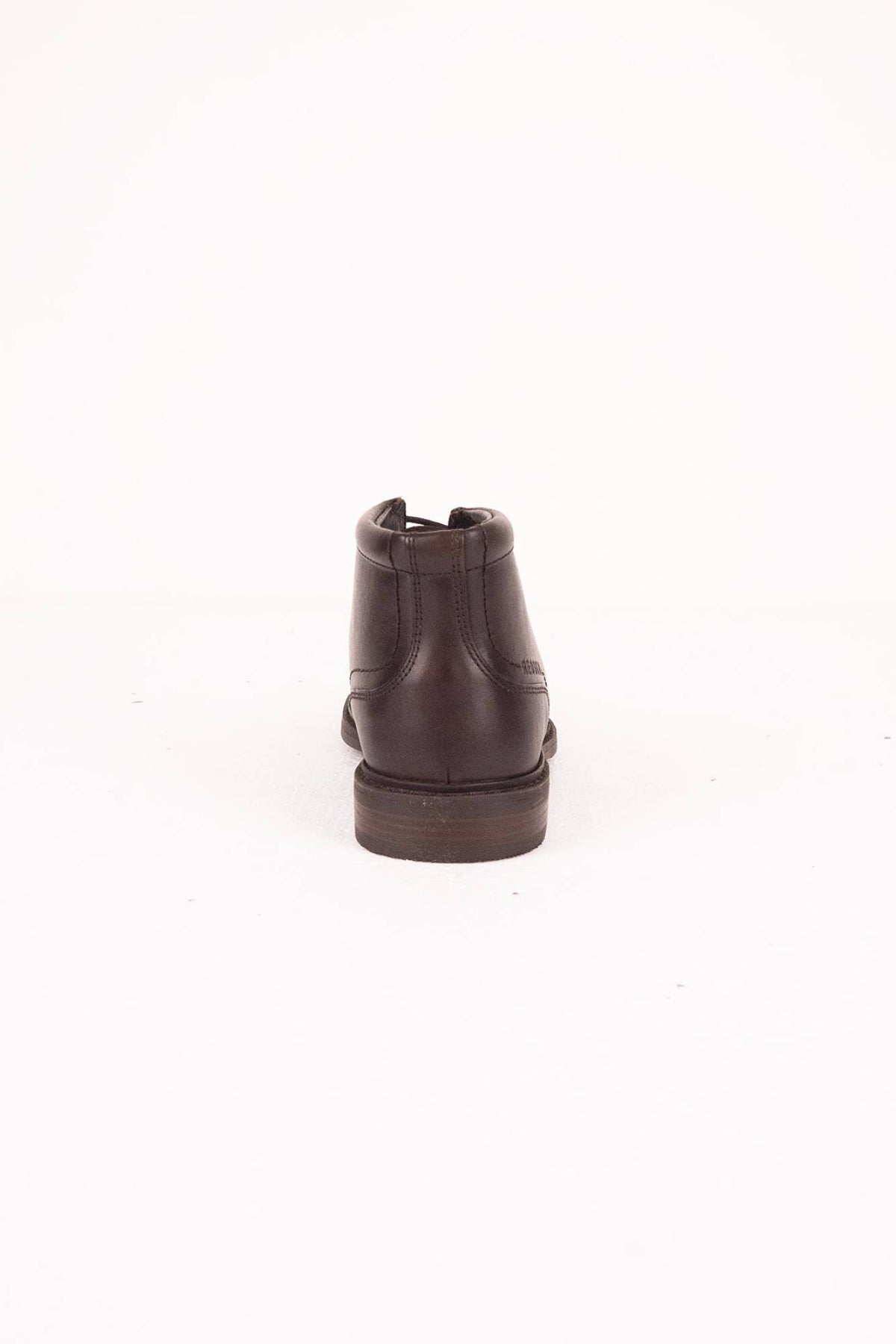 Men's chestnut leather derby shoes - Image n°5