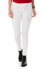 Kaporal women's white skinny jeans - Image n°1