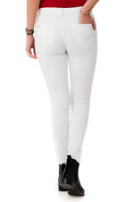 Kaporal women's white skinny jeans - Image n°5