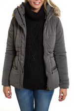 Pepe Jeans chrome polyester down jacket for Women - Image n°2