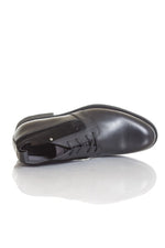 G-star black leather high-top dress shoes for Men - Image n°3