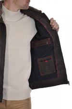 Donders men's sheepskin leather jacket - Image n°5