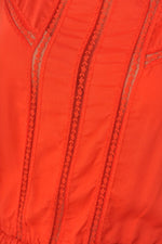 Red dress with lace details - Image n°4