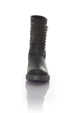Very trendy cowhide leather boots - Image n°5