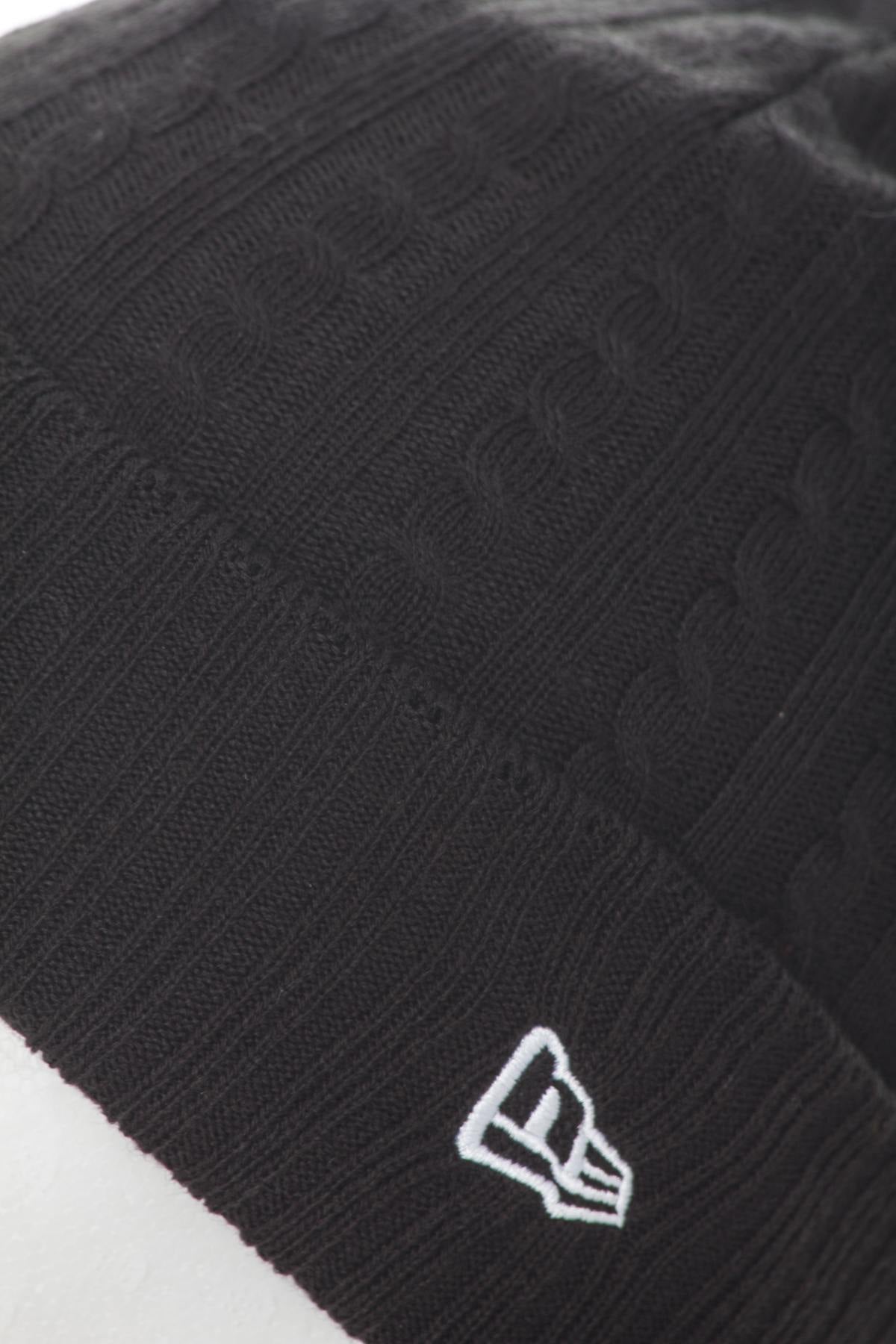 Men's black acrylic hat for men - Image n°2