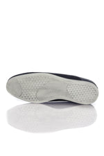 Navy blue suede derbies - Image n°4