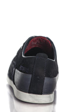 Navy blue suede derbies - Image n°6
