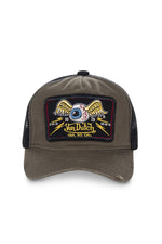 Khaki and black Von Dutch cap - Image n°2