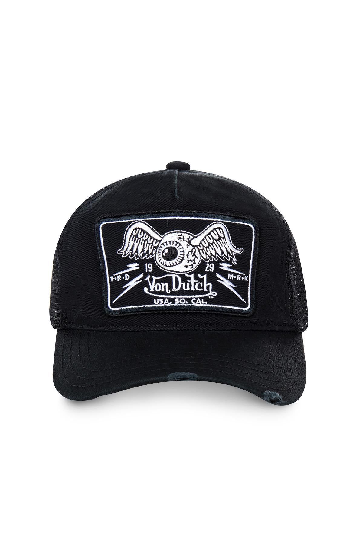 Black cap with winged eye Von Dutch - Image n°2