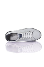 Navy white canvas sneakers - Image n°3