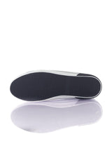 Navy white canvas sneakers - Image n°4