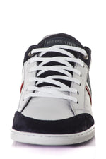 Navy white leather shoes - Image n°5