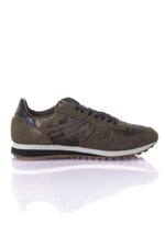 Black khaki canvas sneakers - Image n°2