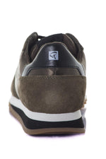 Black khaki canvas sneakers - Image n°6