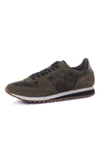 Black khaki canvas sneakers - Image n°7