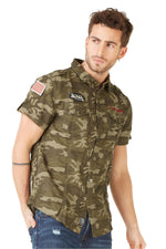Short sleeve camouflage shirt - Image n°4