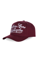 Men's burgundy cap - Image n°1