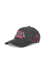Black worn look cap - Image n°1