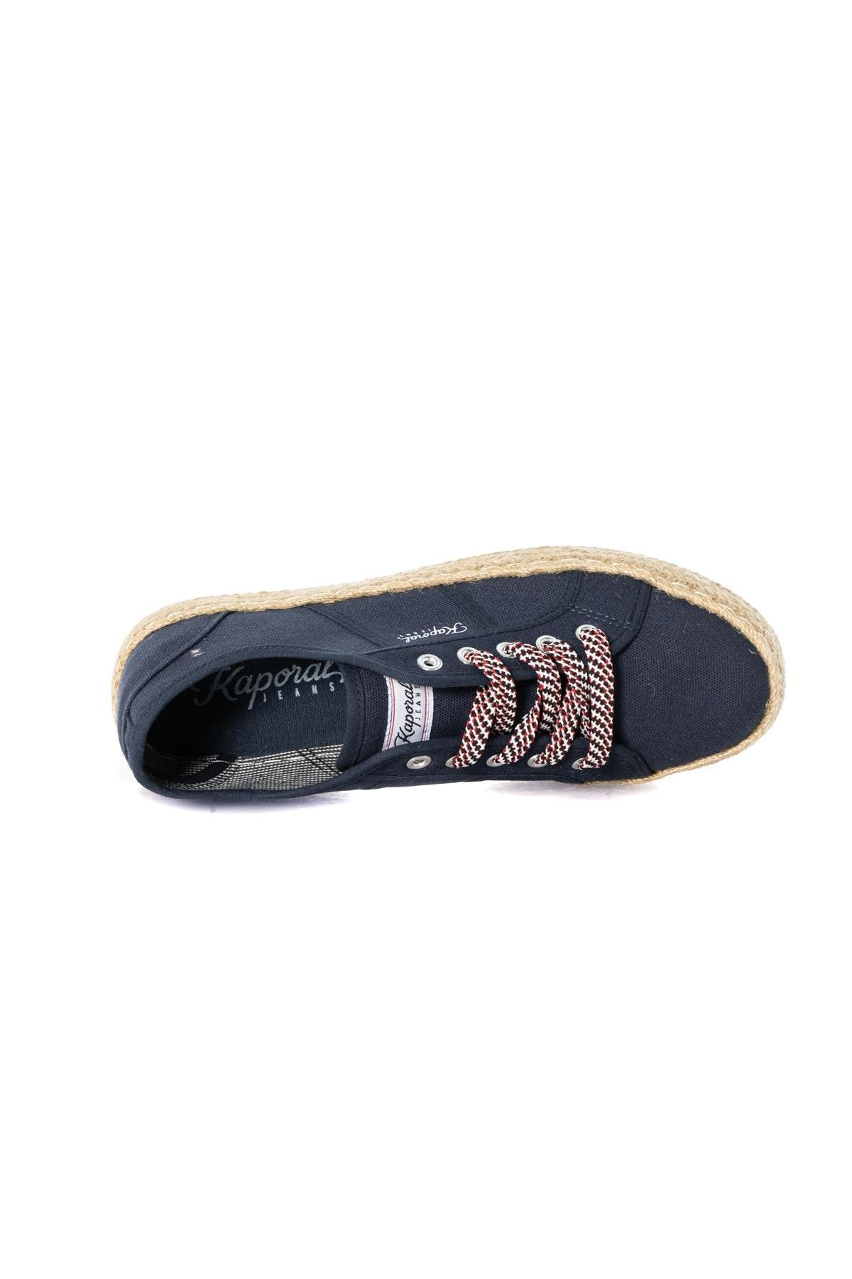 Women's navy blue sneakers - Image n°3