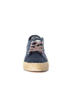 Women's navy blue sneakers - Image n°5
