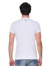 White T-shirt with logo on the chest - Image n°3