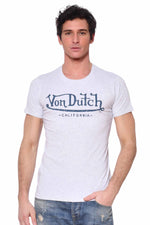 White T-shirt with logo on the chest - Image n°1
