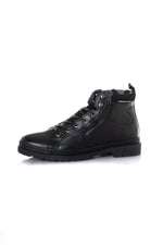 Black leather ankle boots - Image n°7