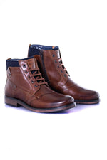 Men's leather boots - Image n°1