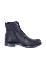 Black leather boots - Image n°2
