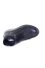 Black leather boots - Image n°3
