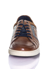Tan and Navy Leather Redskins Sneakers - Image n°5
