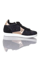 Wedge sneakers with sequins - Image n°2