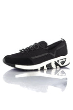 Black and white Diesel running shoes - Image n°7