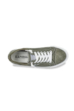 Kaporal khaki velvet sneakers - Image n°2