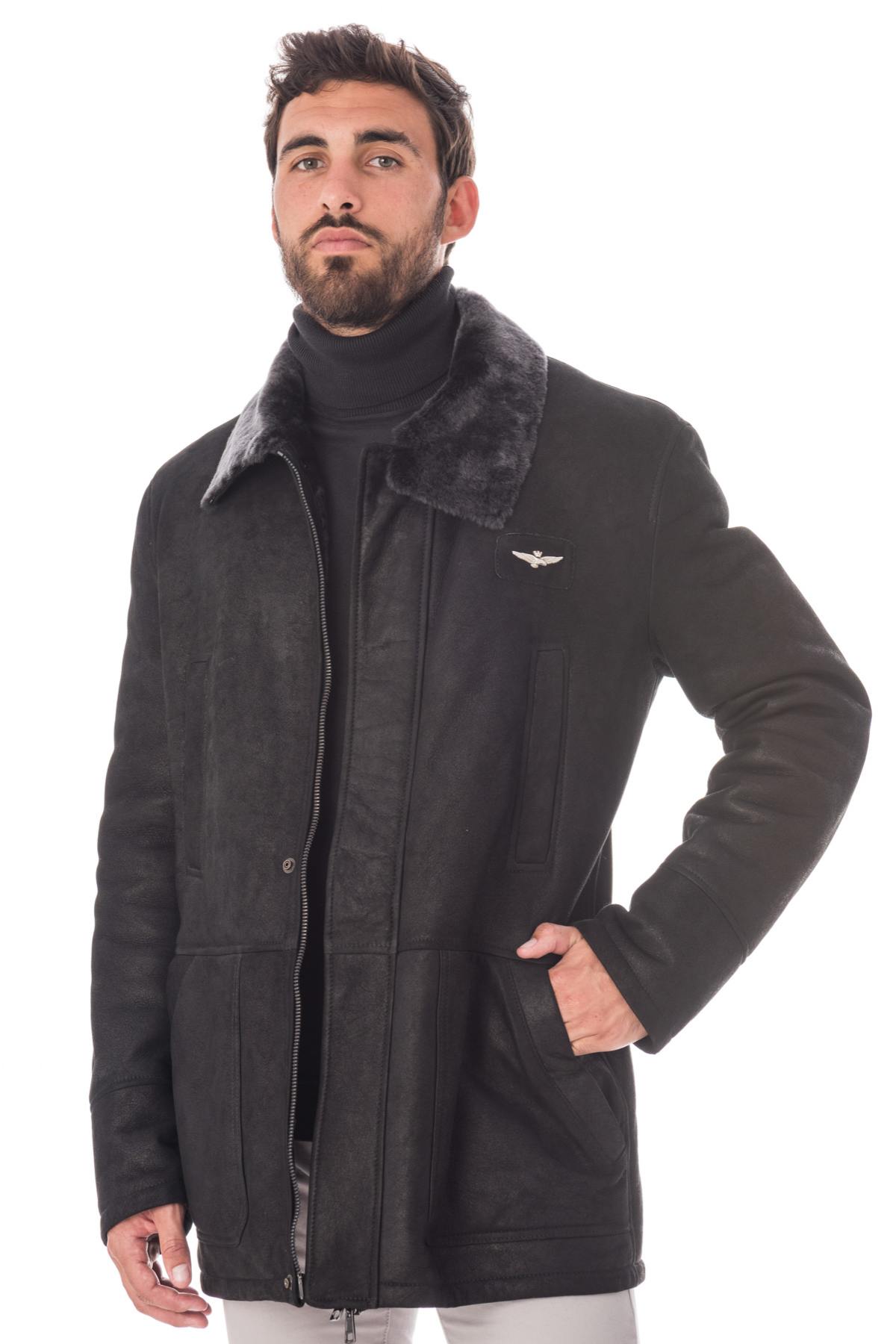 Chic coat for men in aviator style - Image n°1