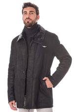 Chic coat for men in aviator style - Image n°1