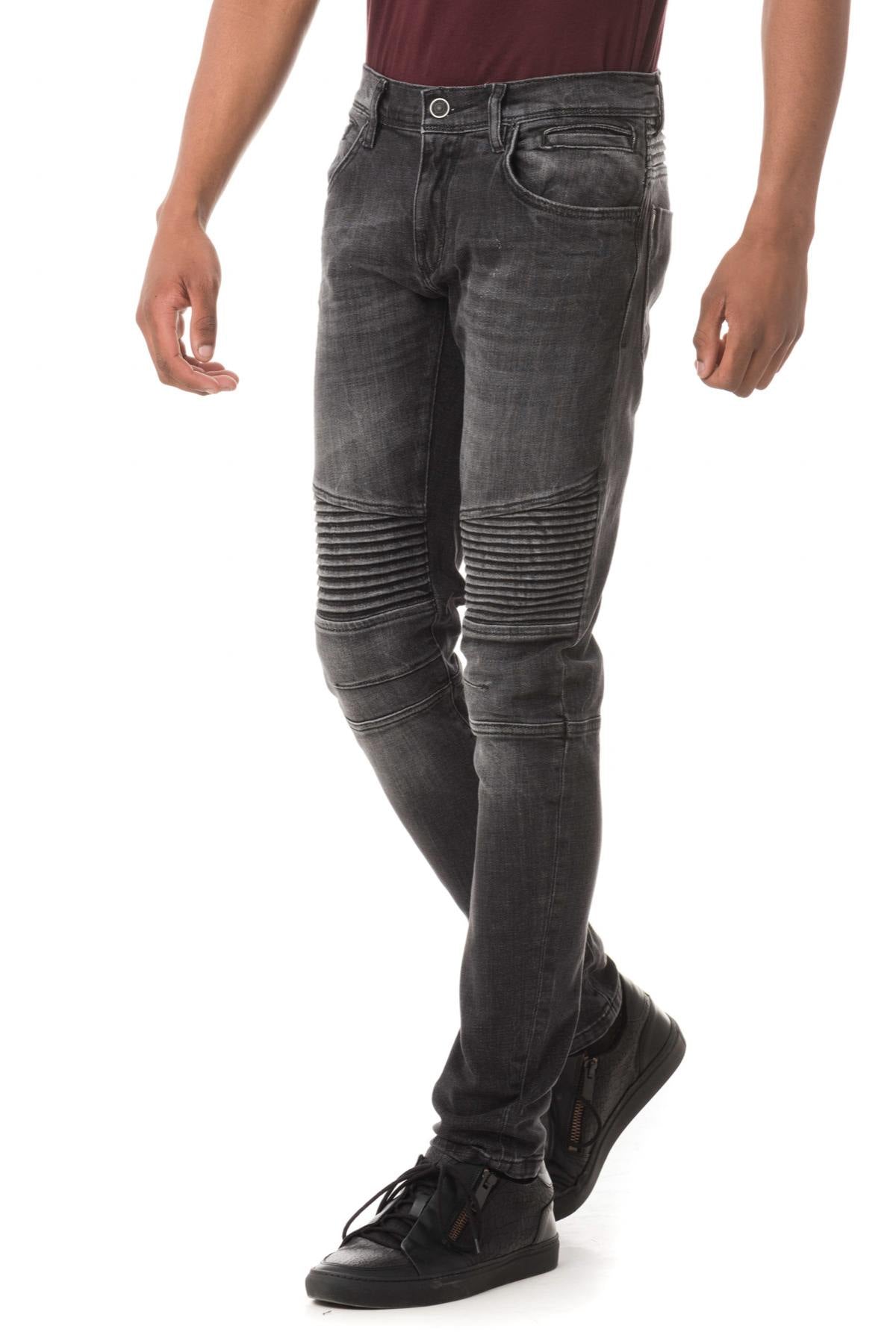 Washed Black Skinny Jeans - Image n°4