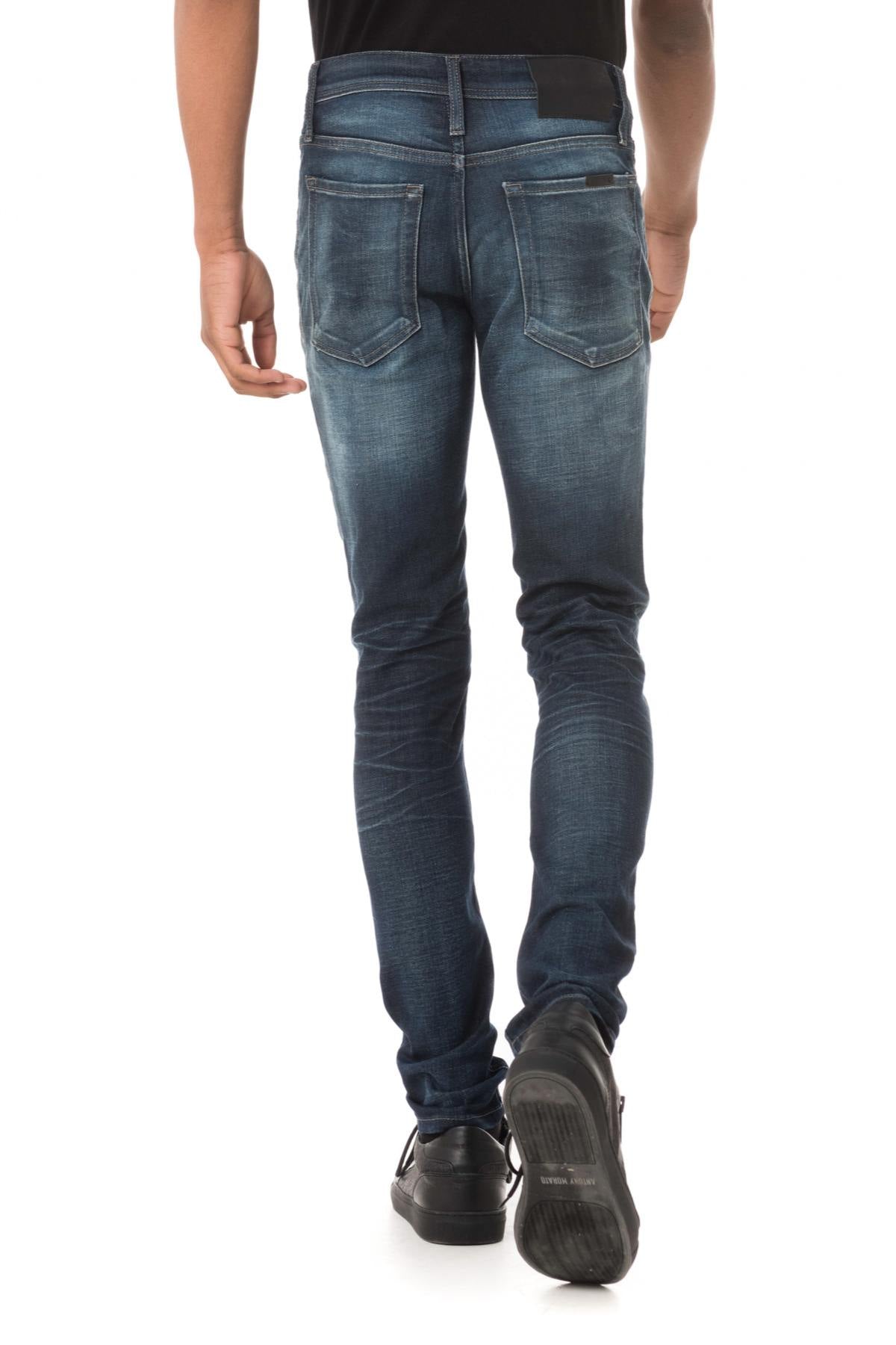 Men's skinny blue jeans - Image n°5